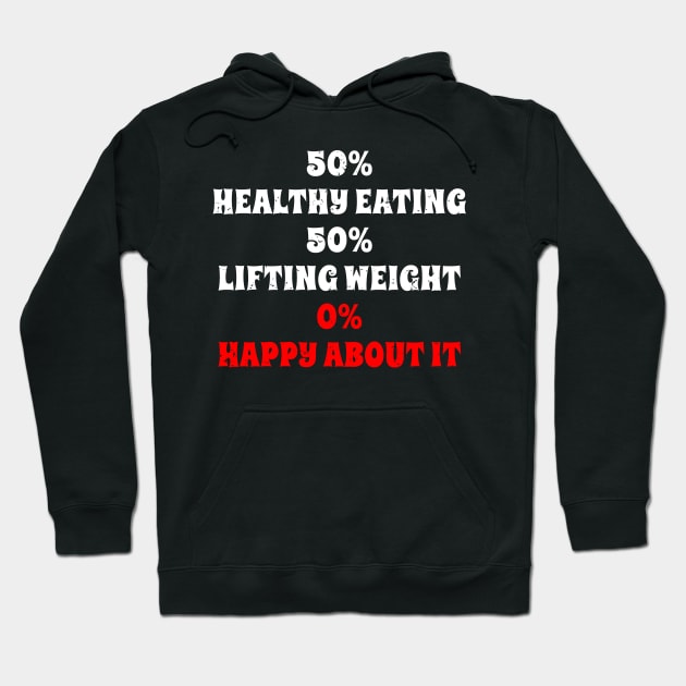 Gym Humor Saying Hoodie by PixelArt